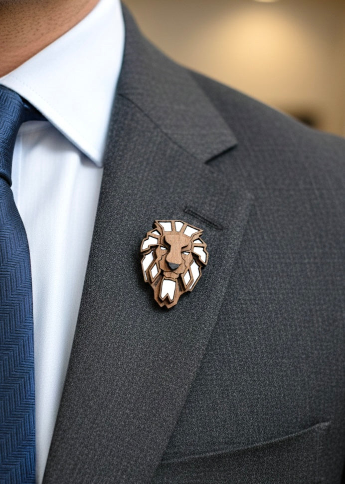 Leo Brooch - Lapel Pin