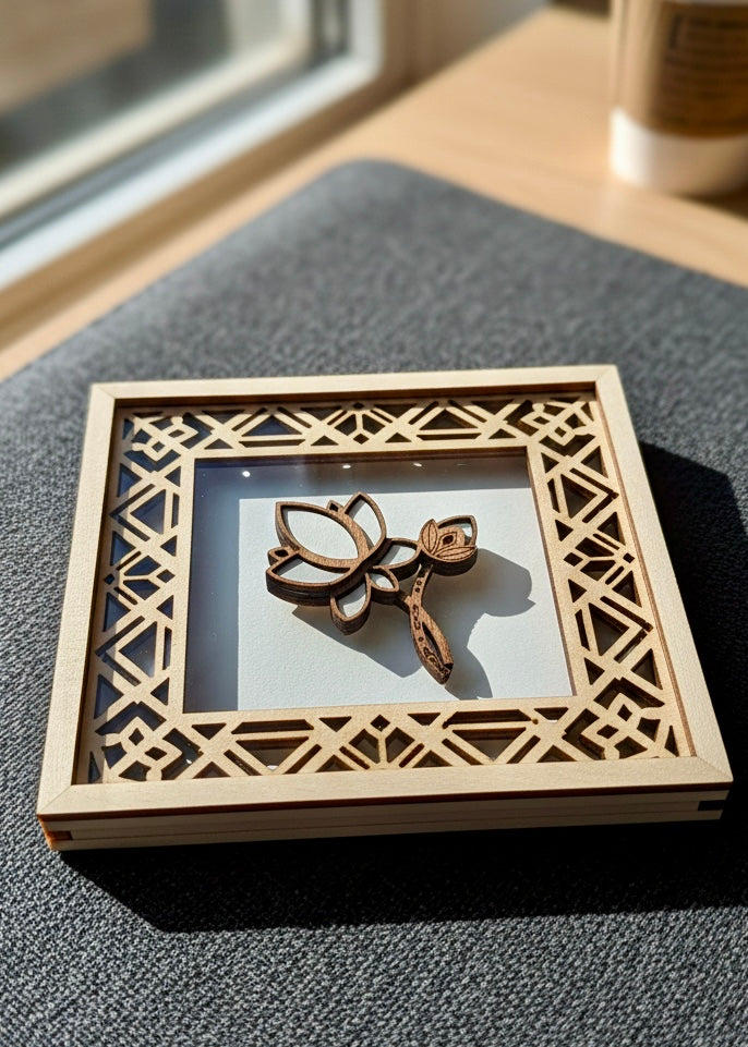 Serenity Lotus Brooch - Lapel Pin